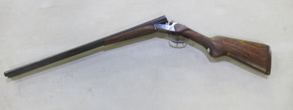 Vintage 12B Baikal side-by-side shotgun, double trigger, non-ejector, barrel length 26.8", overall