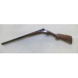 Vintage 12B Baikal side-by-side shotgun, double trigger, non-ejector, barrel length 26.8", overall