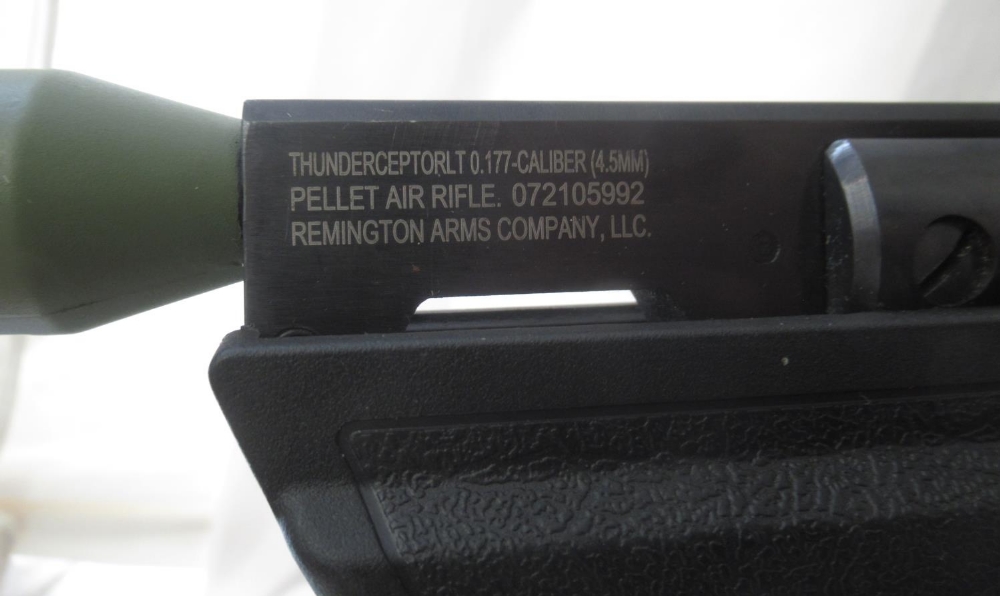 Remington Thunderceptor LT .177 break lever air rifle, serial no.072105992, with fitted Milbro - Image 8 of 9