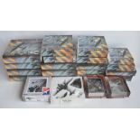 Collection of Atlas Editions plastic aircraft models, a 1/200 Daron SR-71 Blackbird, a Giants Of The