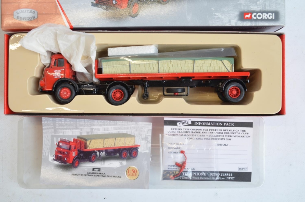 Six 1/50 scale limited and Premium edition diecast commercial vehicle models from Corgi to include - Bild 6 aus 7