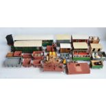 Collection of 32mm G gauge outdoor railway wagons and coaches, mostly kit built including battery