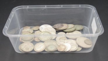 Collection of assorted pre-1947 silver content GB coins (gross 8.13ozt.)