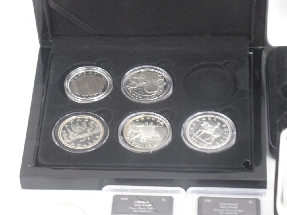 11 American silver dollars encapsulated, 8 Uncirculated Dollars encapsulated, Republic of Palau - Image 5 of 5