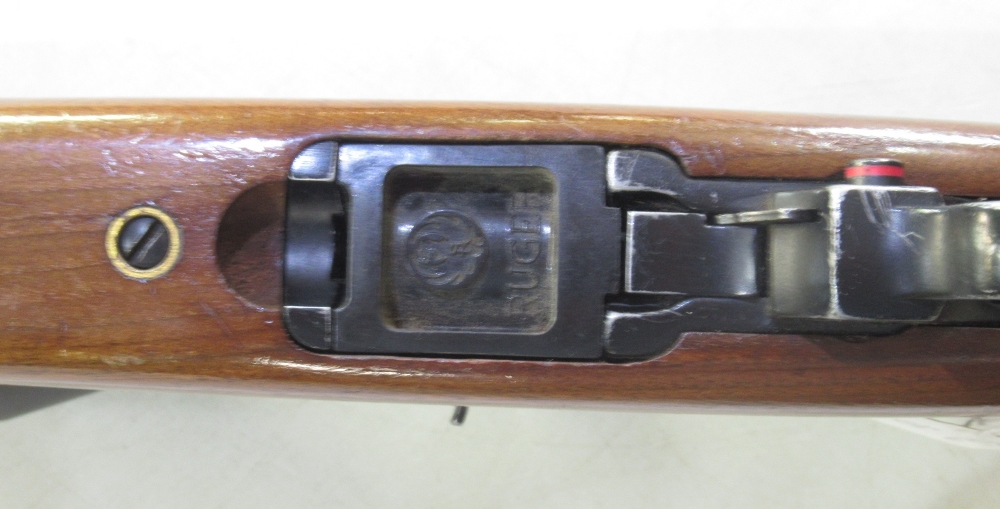 Ruger 10/22 Semi Auto .22 calibre carbine, with fitted moderator and telescopic sight. Serial number - Image 3 of 3