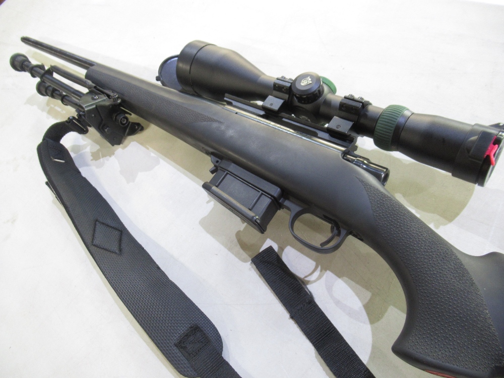 Howa model 1500 .243 calibre bolt action rifle. With Nikko Sterling scope and Allen shoulder - Image 2 of 5