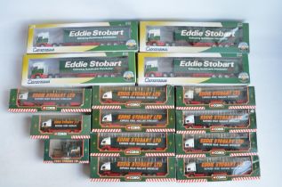 Collection of Eddie Stobart vehicle models to include 4x 1/50 scale articulated lorries from