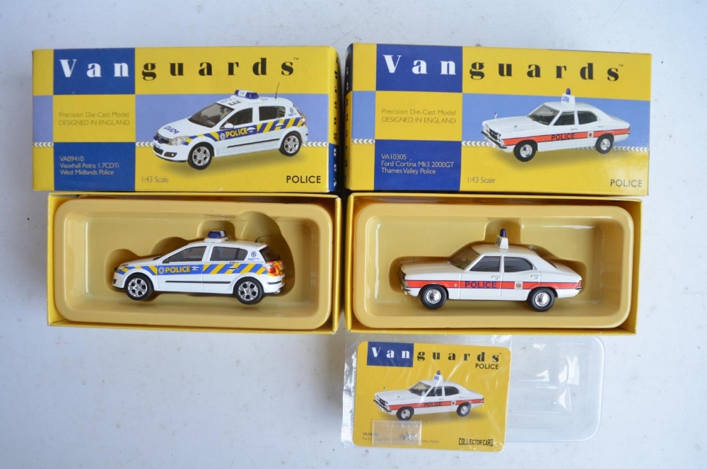 Collection of diecast model Police cars and vehicles from Corgi, Corgi Vanguards, Atlas Editions, - Image 7 of 8
