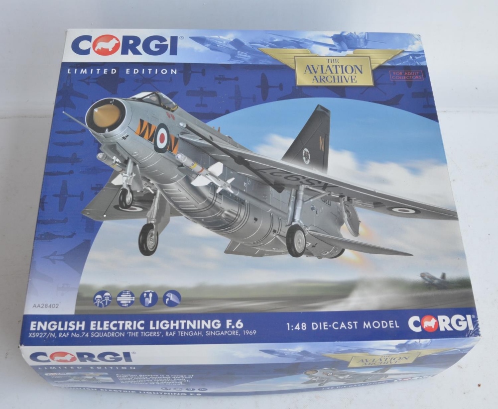 Corgi Aviation Archive AA28402 1/48 scale limited edition English Electric Lightning F.6, XS927/N 74