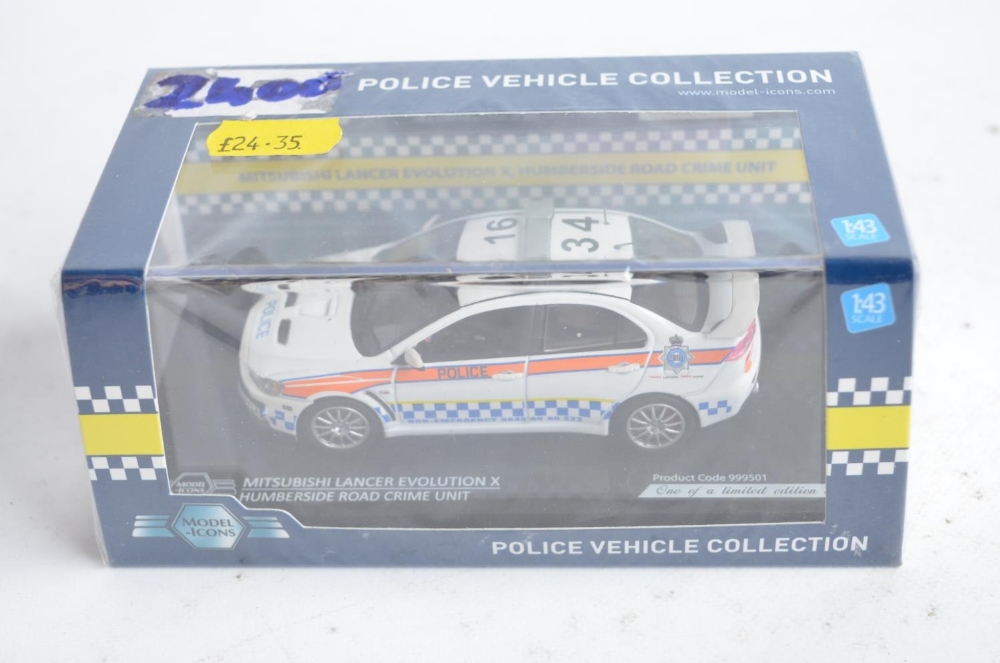 Collection of diecast model Police cars and vehicles from Corgi, Corgi Vanguards, Atlas Editions, - Image 5 of 8