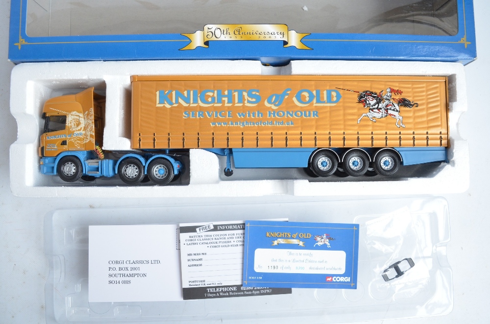 Four boxed 1/50 scale limited edition diecast truck models/model sets from Corgi to include - Image 4 of 6