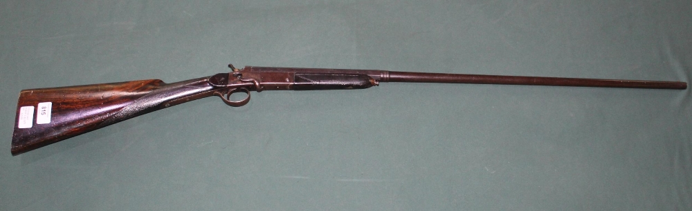.410 Belgian single barrel hammer shotgun with 30" barrel, overall length 45", length of pull 13.5", - Bild 2 aus 3
