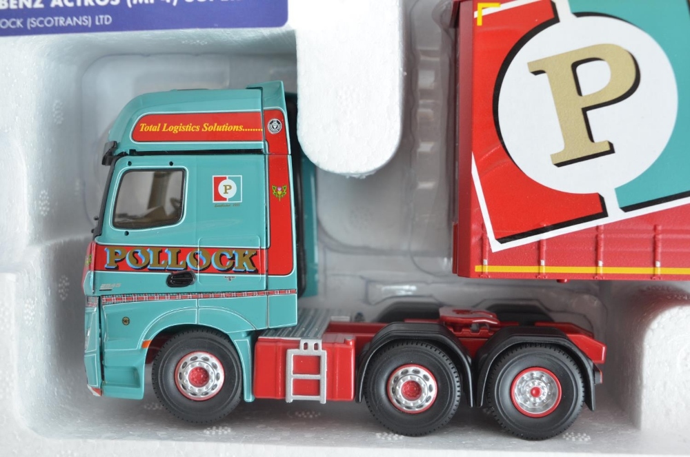 Collection of 1/50 scale diecast truck and trailer models from Corgi to include CC15801 Mercedes- - Bild 4 aus 9