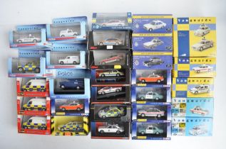 Collection of diecast model Police cars and vehicles from Corgi, Corgi Vanguards, Atlas Editions,