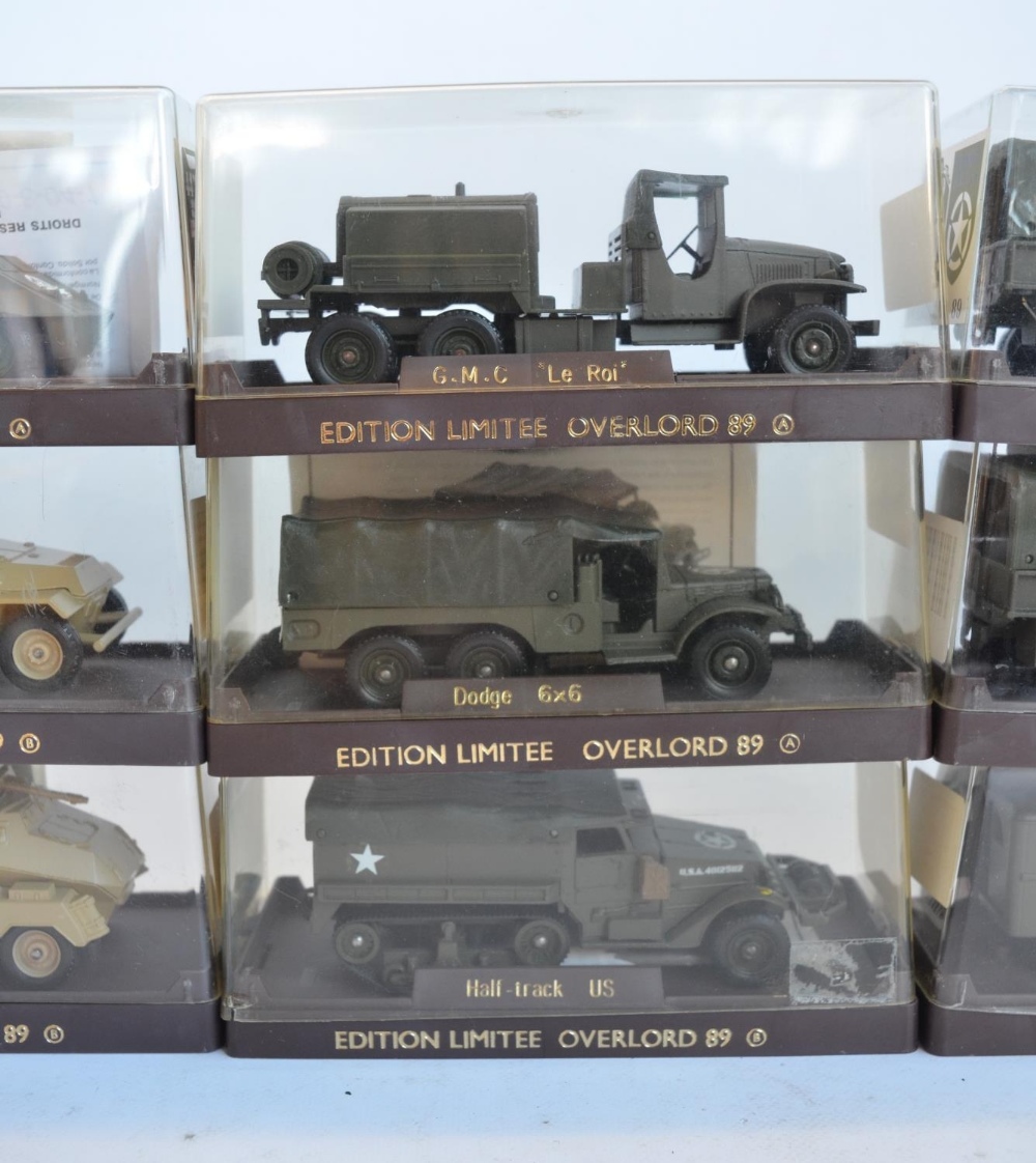 Twelve limited edition 1/50 scale 'Overlord 89' diecast WWII military vehicles from Solido. Models - Bild 3 aus 7