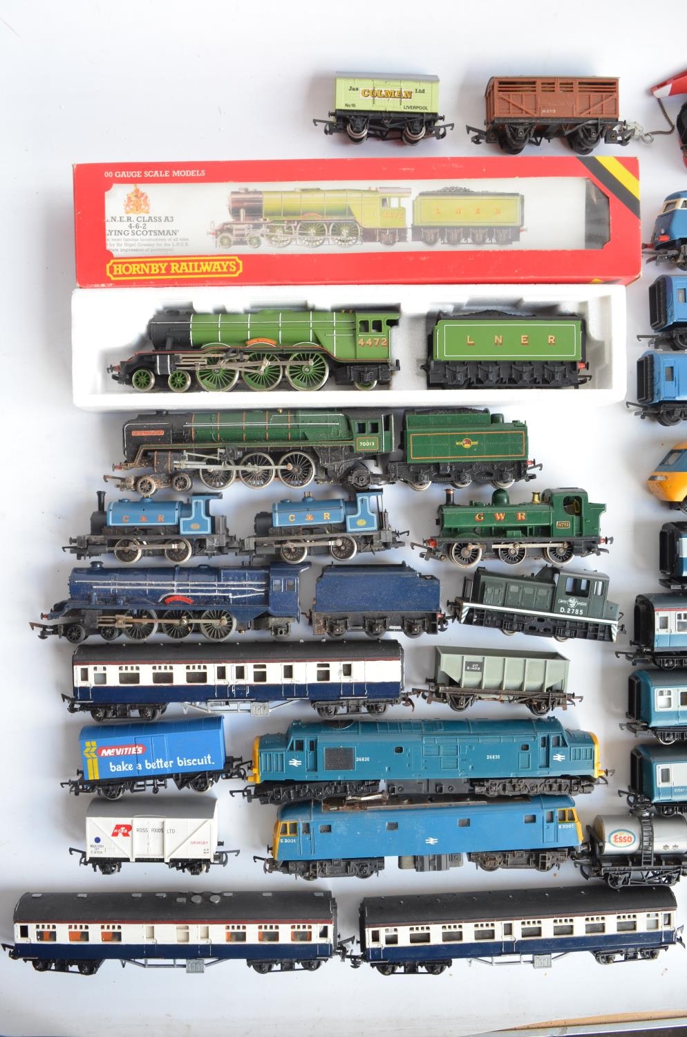 Collection of previously run OO gauge railway locomotives, coaches, goods wagons etc., mostly Hornby - Image 4 of 9