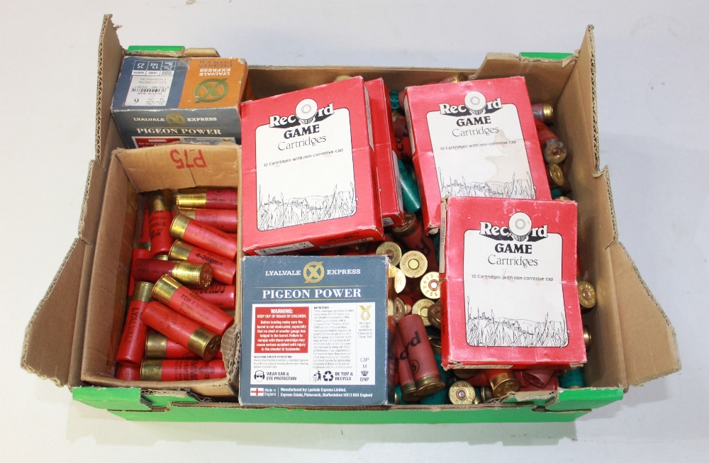 Approximately 600 12 bore game cartridges. Loose and boxed. Shotgun certificate required