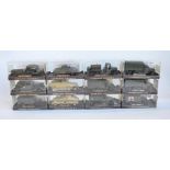 Twelve limited edition 1/50 scale 'Overlord 89' diecast WWII military vehicles from Solido. Models