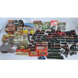 Large collection of mostly previously used OO gauge railway models and accessories (mostly Hornby)