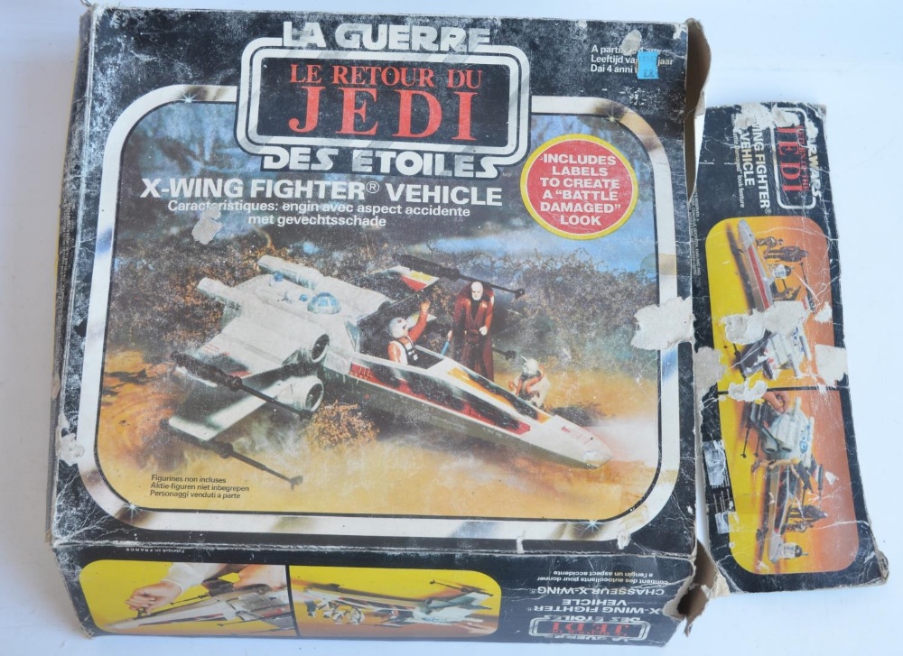 Collection of vintage Star Wars models from Kenner to include Return Of The Jedi X-Wing with - Image 4 of 12