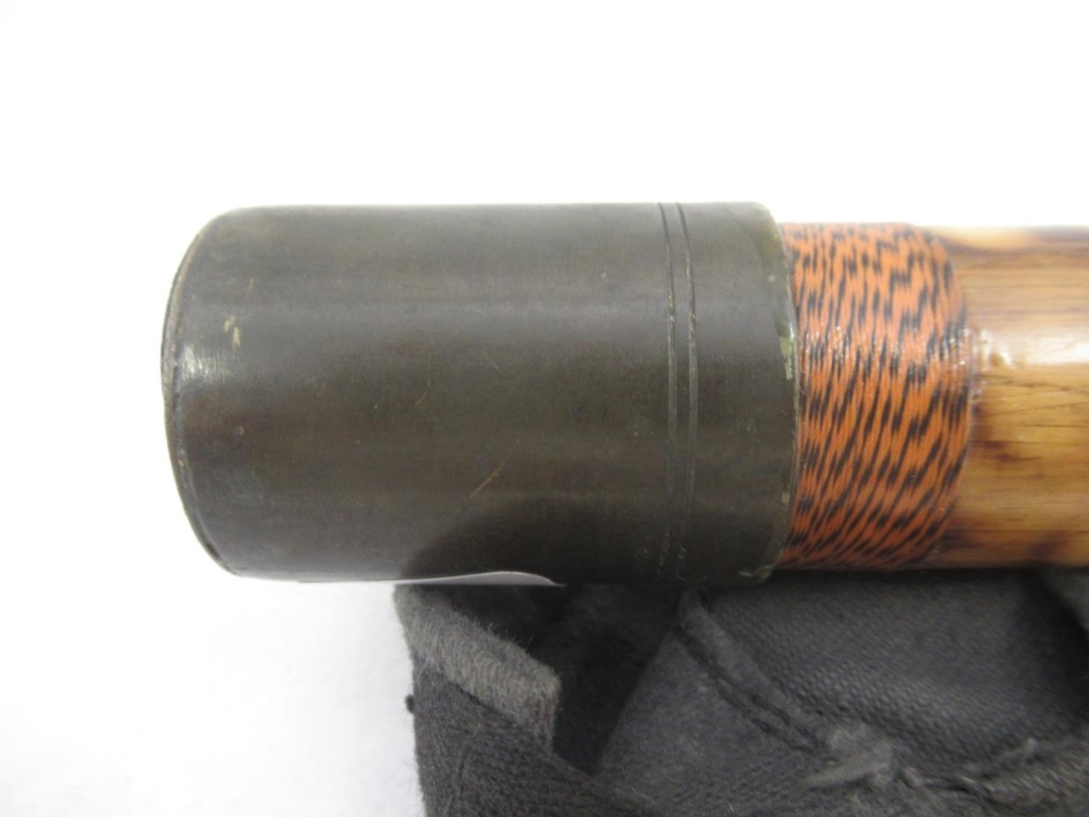 A vintage James Ogden wooden three-section Salmon rod with cork handle. In good condition and - Image 8 of 10