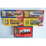 Five 1/50 scale diecast limited edition commercial vehicle model sets from Corgi to include