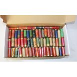 A collection of sixty vintage paper cartridges of various makes and gauges. Shotgun certificate req