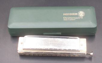 Hohner Chromonica 270 harmonica in original box