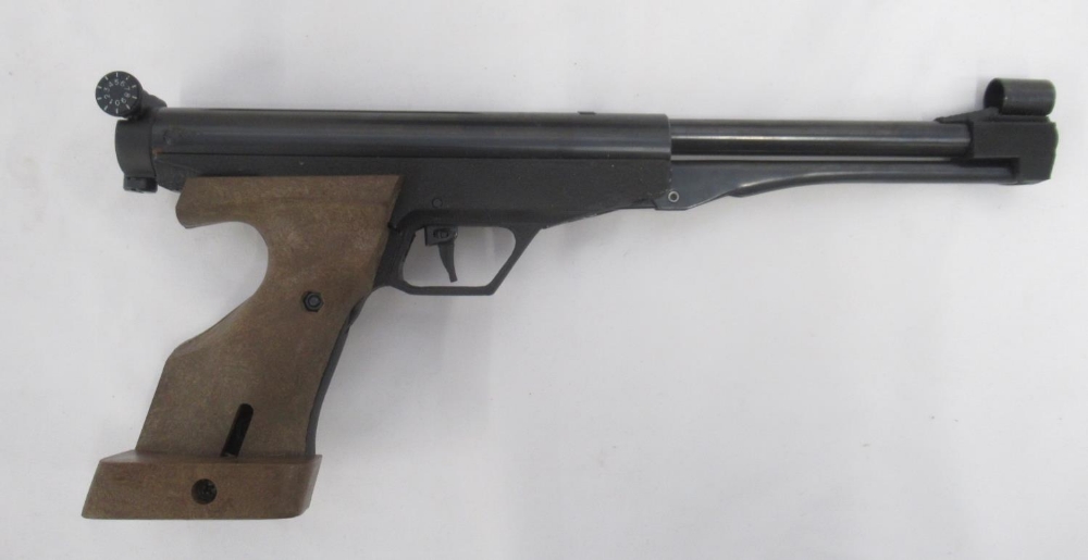 Gamo Cal. 4.5 (.177) under lever air pistol, with original box - Image 6 of 9