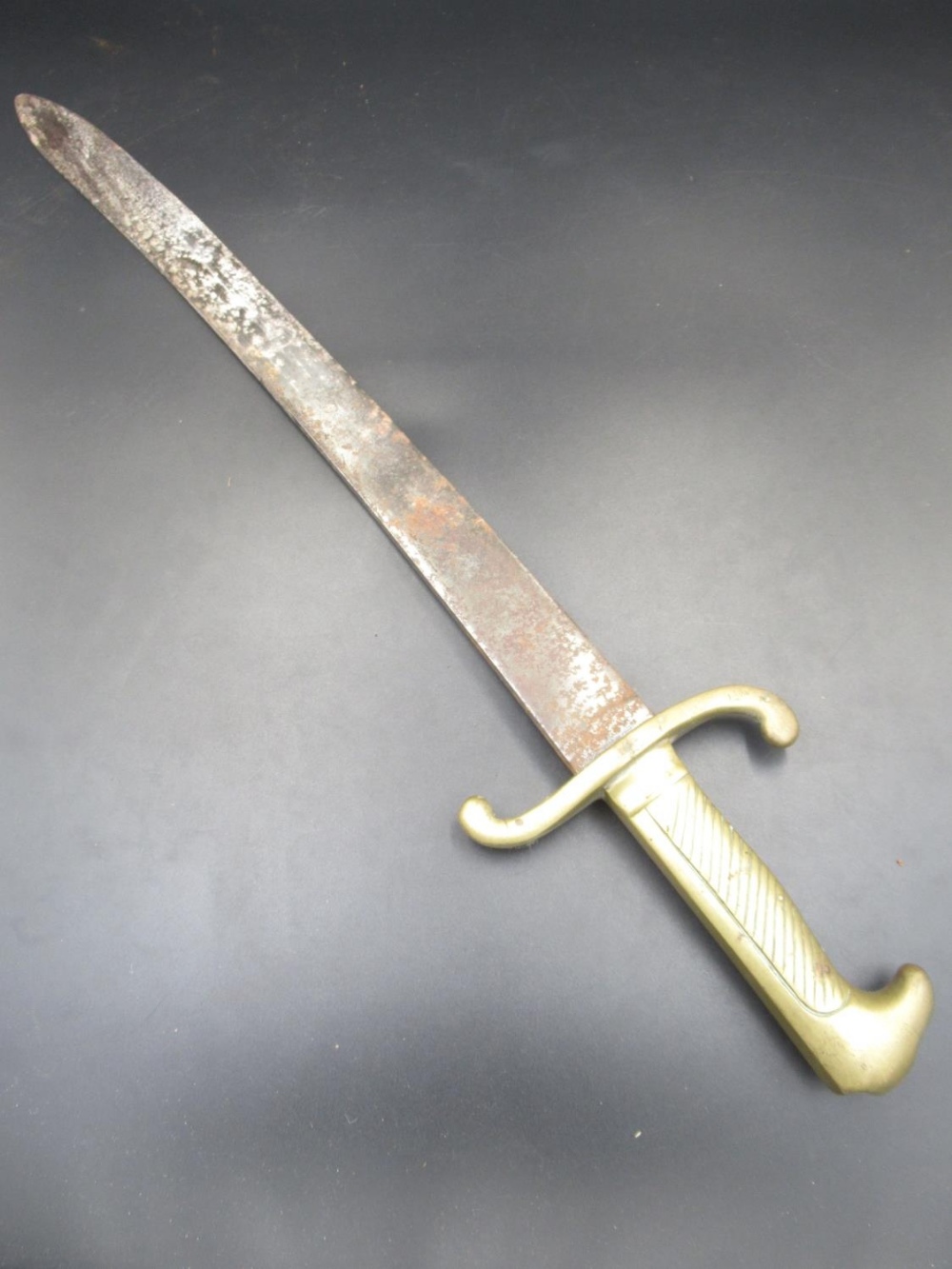Imperial German 1871 pattern Faschinenmesser, missing original scabbard. With light age-related wear - Image 2 of 3
