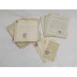 Assorted collection of payment sheets 'To the Lord Mayor Alderman & Citizens of the City of Leeds' &