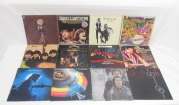 Large collection of assorted vinyl LPs to inc. Creedence Clearwater Revival, Fleetwood Mac, Don