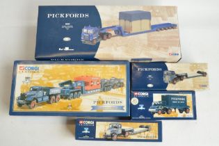 Five boxed 1/50 scale limited edition Pickfords commercial vehicle models and model sets from