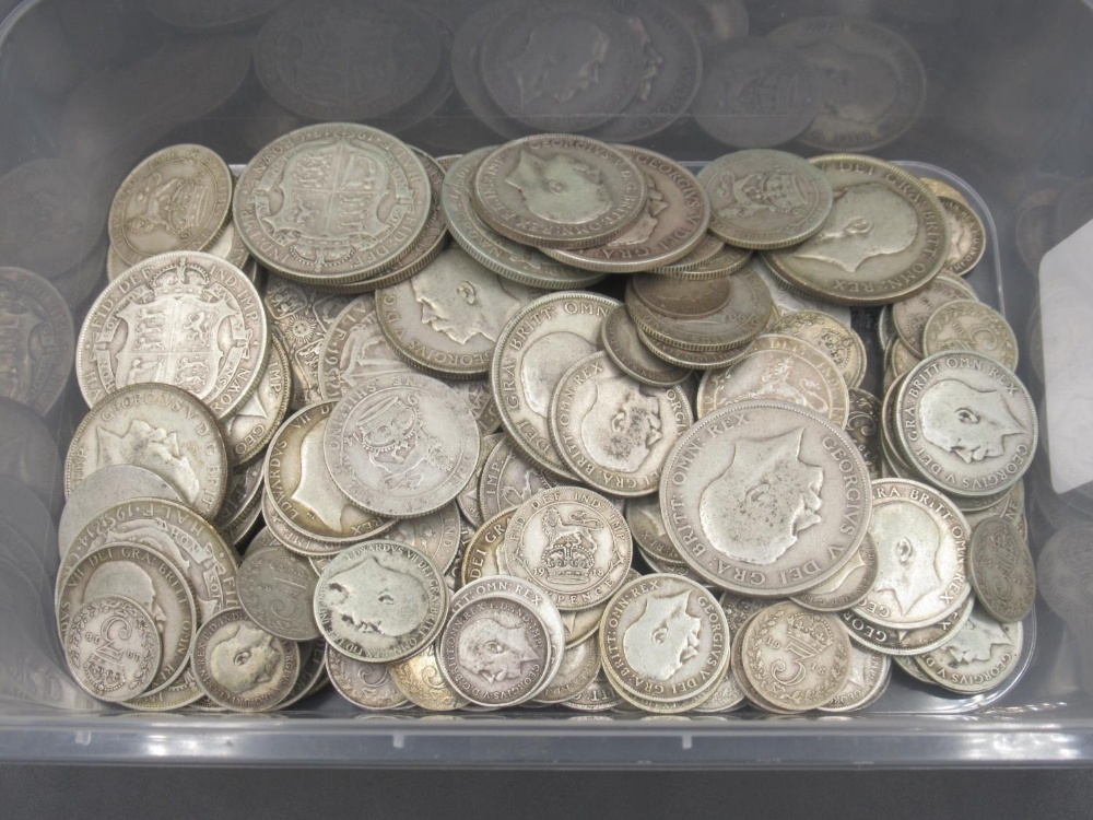 Collection of Pre-1920 Half-Crowns, Florins, Shillings etc. (gross 22.08 ozt.) - Image 2 of 2