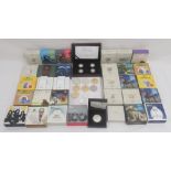 The United Kingdom Silver Proof Piedfort 4 coin set with CoA, 28 Royal Mint UK Silver Proof 50p