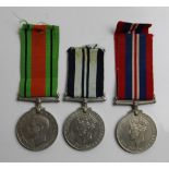 1939-45 India War Medal, British War Medal 1939-45, The Defence Medal 1939-45.