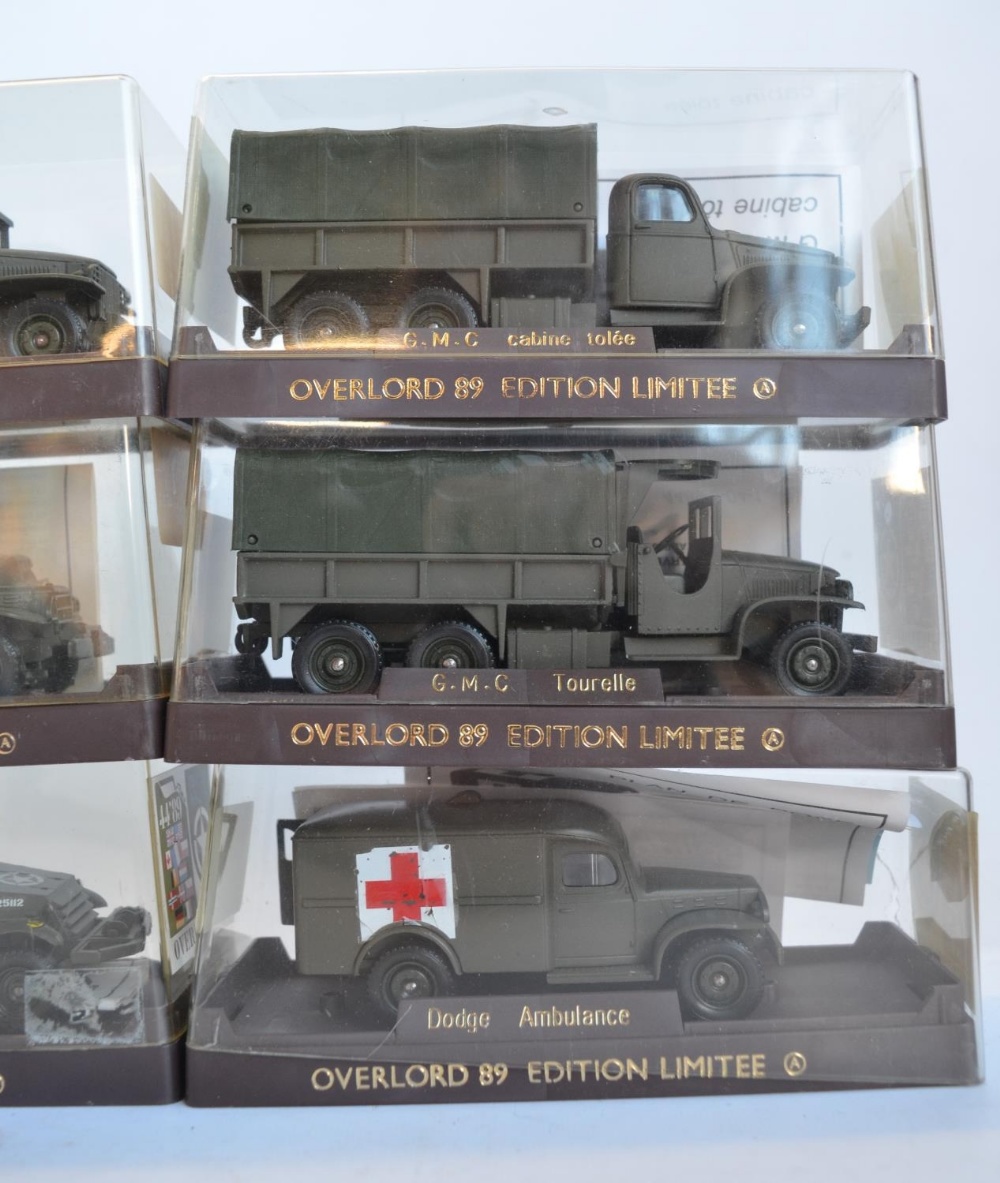 Twelve limited edition 1/50 scale 'Overlord 89' diecast WWII military vehicles from Solido. Models - Bild 2 aus 7