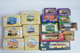 Collection of diecast bus and commercial vehicle models to include 1/50 scale limited editions