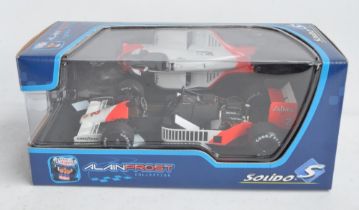 Boxed Solido 1/18 diecast Alain Prost Collection 141281 McLaren TAG Turbo MP4/2 highly detailed