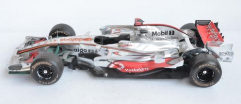 Large built up DeAgostini 1/8th scale Mercedes MP4 F1 Lewis Hamilton magazine syndicated model