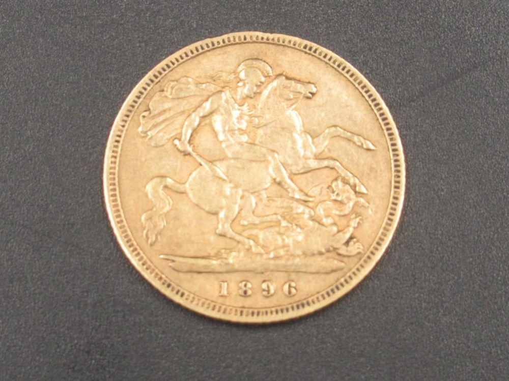 Queen Victoria 1896 Half-Sovereign