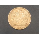 Queen Victoria 1896 Half-Sovereign