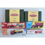 Six 1/50 scale limited and Premium edition diecast commercial vehicle models from Corgi to include