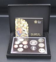 2009 Royal Mint UK Proof Coin Set, in box, 12 coin set to include Kew Gardens 50p