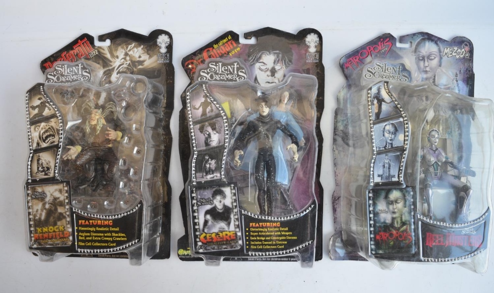 Three Silent Screamers action figure models from Aztech Toyz to include Knock Renfield from