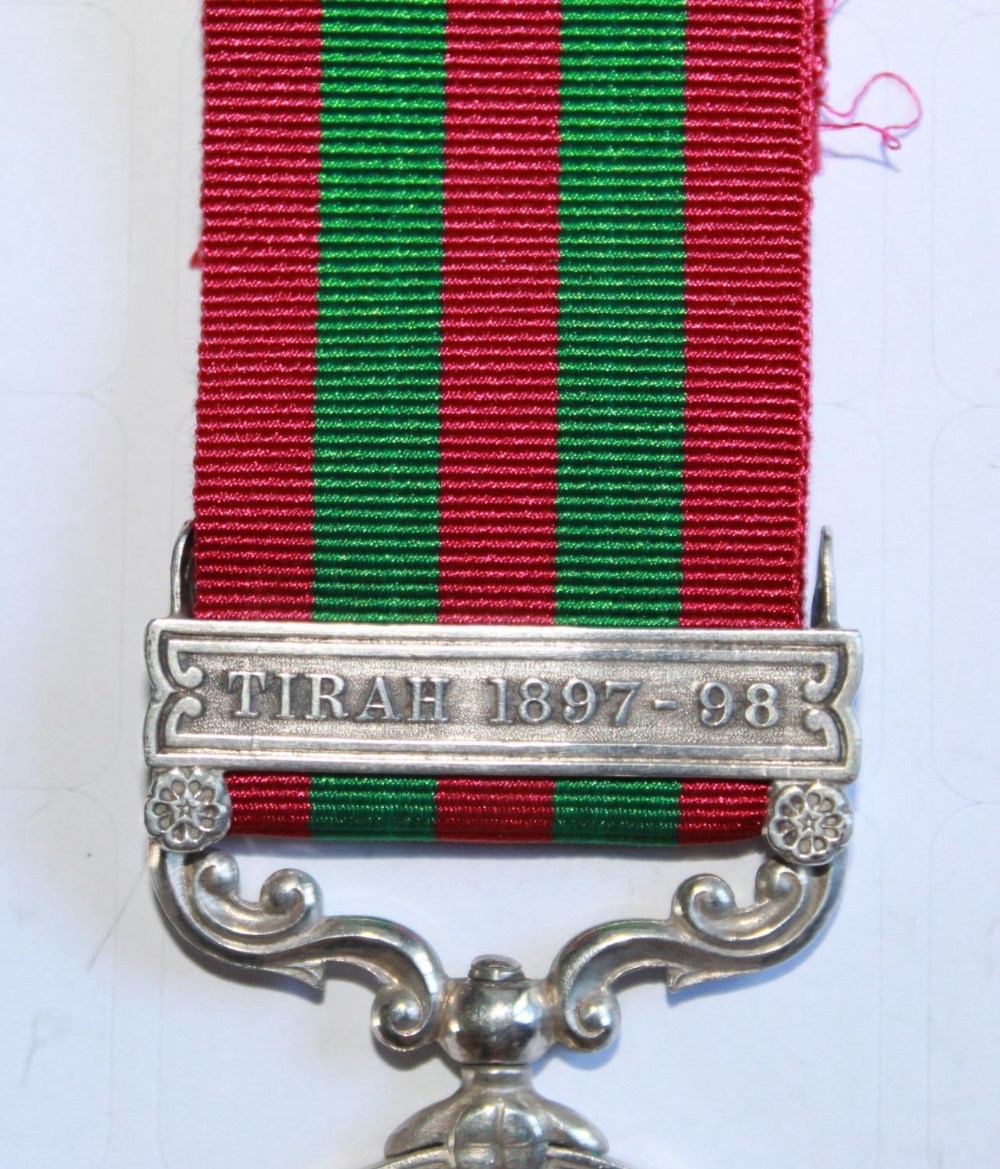 Indian General Service Medal. To 3744 Pte M. Jordan, Royal Irish Regiment. - Image 3 of 3