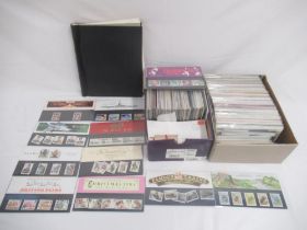 Tower Stamp album cont. GB and International stamps, 2 shoe boxes cont. assorted FDCs & Royal Mail