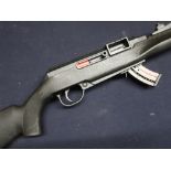 Remington Viper model 522 semi-auto rifle, barrel screw cut for sound moderator with synthetic stock