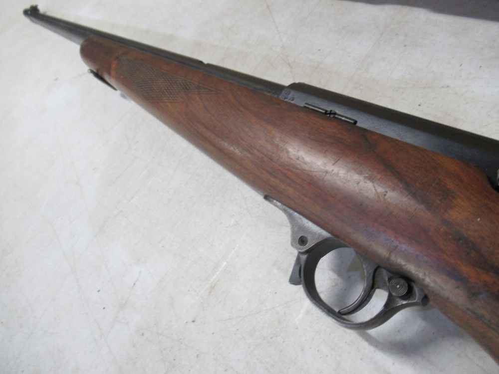 .22 BSA Armatic cocking lever rifle with magazine, serial number: H1581 and a .22 BRNO model 581 - Image 2 of 3