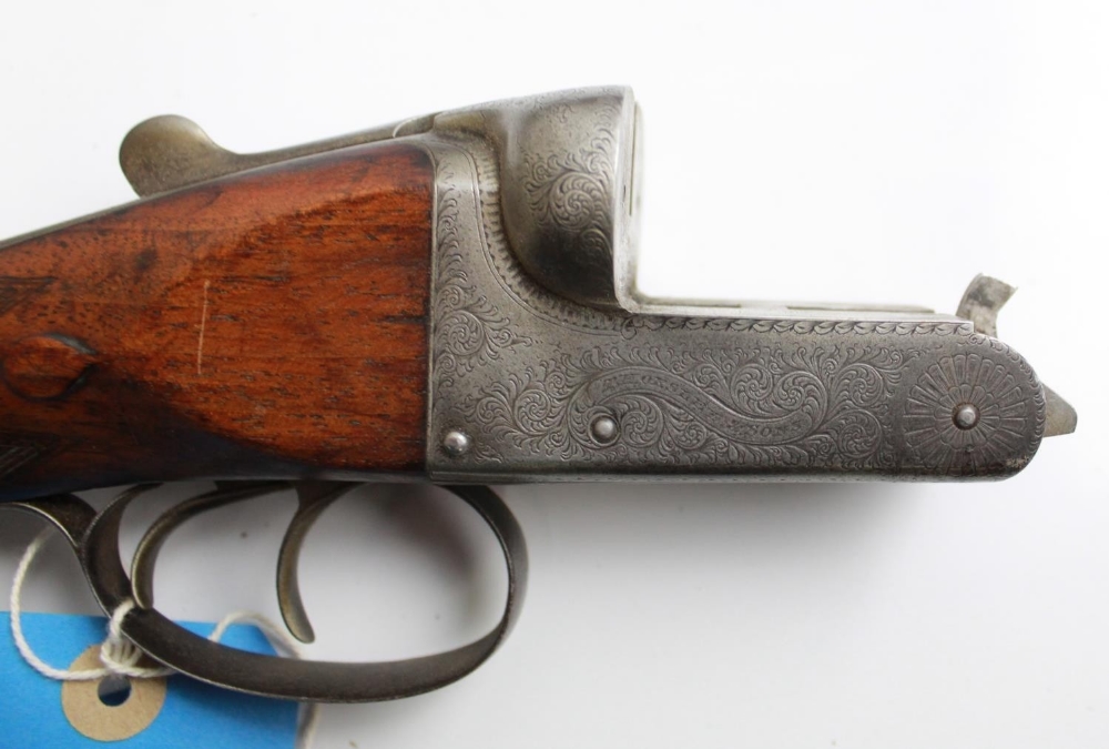 Horsley 12 bore S/S (stock, action and forend only)SN3886. 12bore S/S shotgun (missing hammers) SN - Image 2 of 2